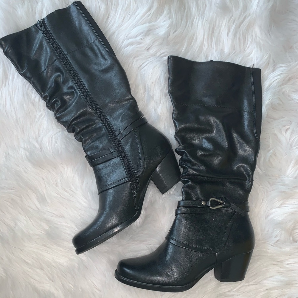 Black boots
